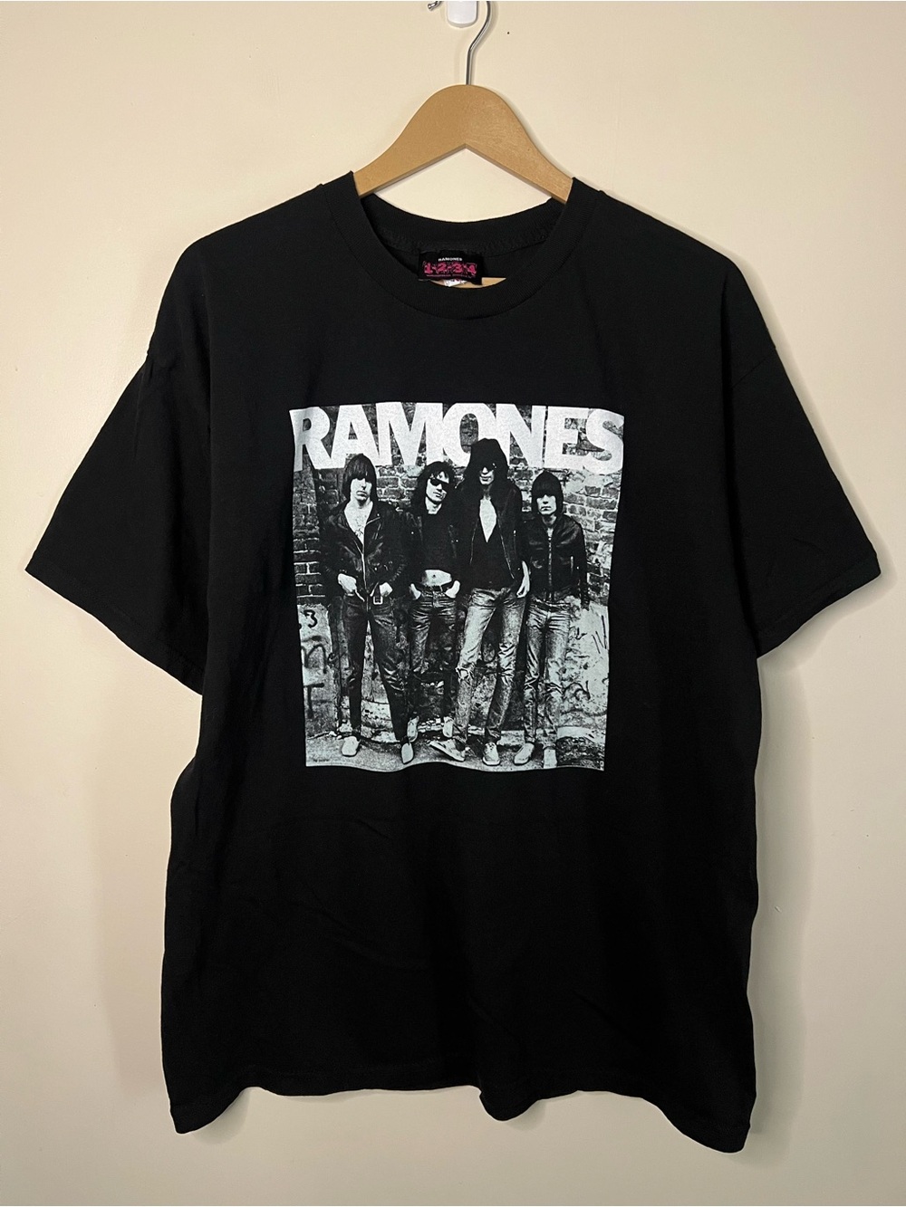 Vintage Y2K Ramones 1234 Band T Shirt Size XL